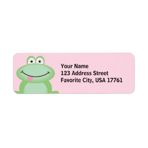 Cute Frog Address Labels