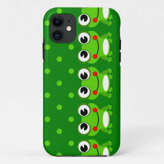 Cute Frog and Polka Dot iPhone Cases