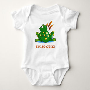 Cute Frog Baby Bodysuit
