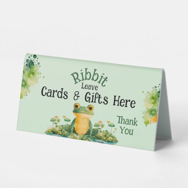Cute Frog Birthday Party (Front)