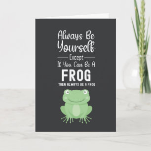 Cute Frog Cards Humourous Funny Happy Cartoon Love