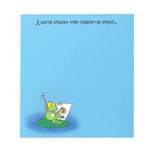 Cute frog cartoon post it notes