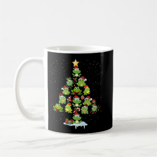 Cute Frog Christmas Tree Gift Decor Xmas Tree Coffee Mug