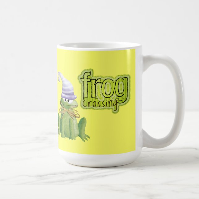 Cute Frog Crossing Mug (Right)