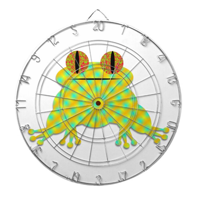 Cute Frog Dartboard (Front)