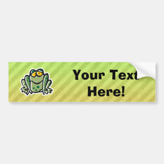 Cute Frog Design Bumper Sticker