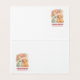 Cute Frog Dog Cat Mother’s Day Card - Special Gift