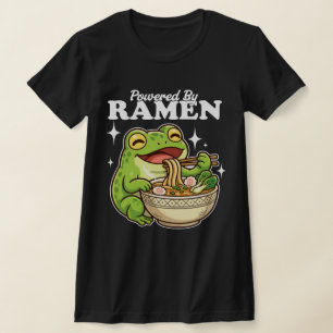 Cute Frog Eating Ramen – Ramen Be Happy Kawaii Shi T-Shirt