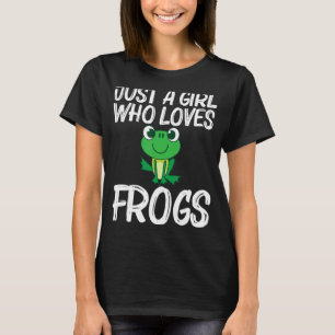 Cute Frog For Girls Mum Forest Zoo Pet Animal Catc T-Shirt