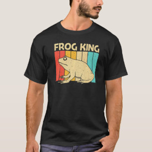 Cute Frog For Men Boys Toad Catcher Pet Animal T-Shirt