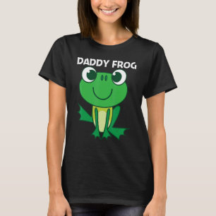 Cute Frog For Men Dad Forest Zoo Pet Animal Catche T-Shirt
