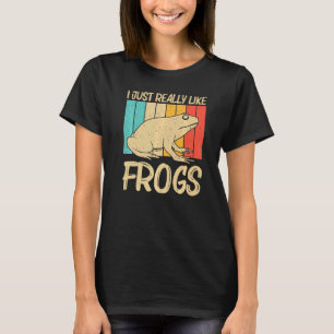 Cute Frog For Men Women Toad Catcher Pet Animal T-Shirt