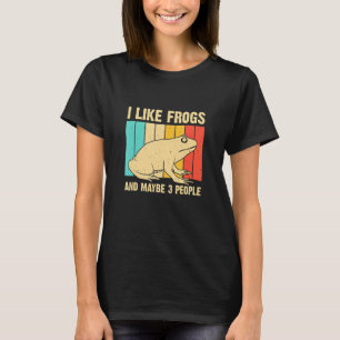 Cute Frog  For Toad   Men Women Amphibian Animals T-Shirt