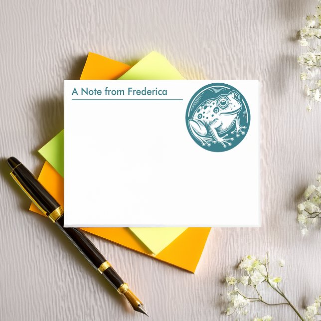 Cute Frog for Wetlands and Nature Lovers Post-it Notes (Creator Uploaded)