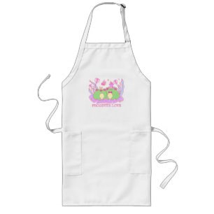 Cute Frog - Frogever Love Long Apron