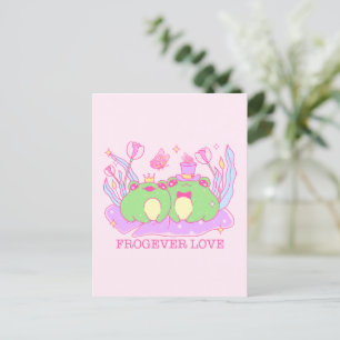 Cute Frog - Frogever Love Postcard