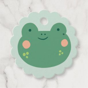 Cute Frog Gift Favour Tags