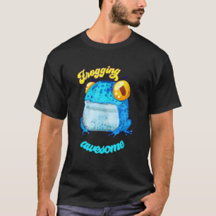 Cute Frog Gorgeous Animal Pet Toad Frogging Awe T-Shirt