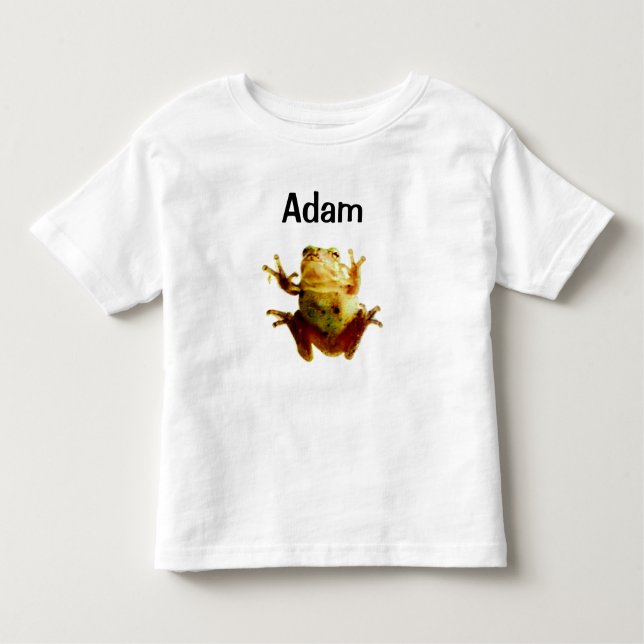 Cute Frog Green 4Adam T-Shirt (Front)