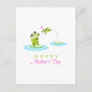 Cute Frog Hoppy Happy Mother's Day Card