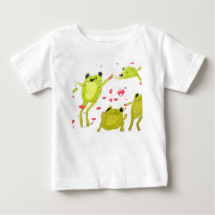 Cute frog illustration baby T-Shirt