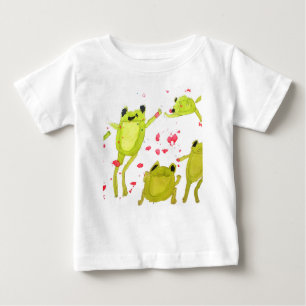 Cute frog illustration baby T-Shirt