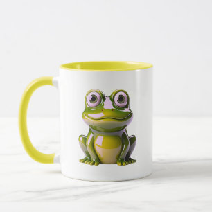 Cute Frog Illustration Mug