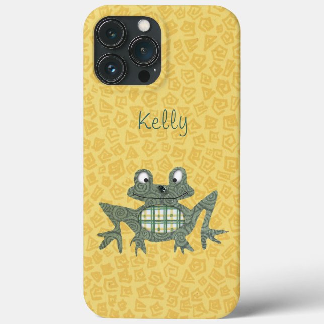 Cute Frog iPhone 13 Case (Back)