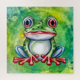Cute Frog Jigsaw Puzzle