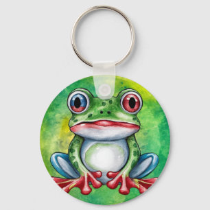 Cute Frog Key Ring
