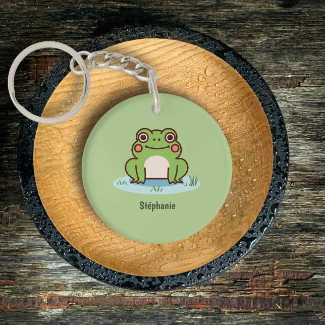 Cute Frog  Key Ring (Cute Frog Keychain)