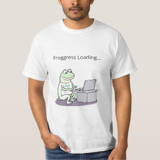 Cute Frog Laptop Men's T-Shirt