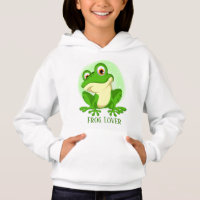 cute frog lovers add name Hoodie