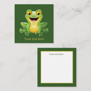 cute frog lovers add sentiment card