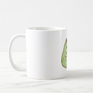 Cute Frog Loves Drinking Bubble Tea Coffee Mug
