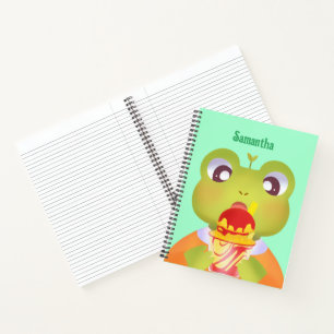 Cute Frog Mangoneadas Notebook