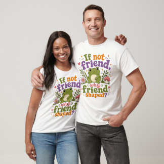 Cute Frog Meme If Not Friend Why Friend Shaped Fun T-Shirt