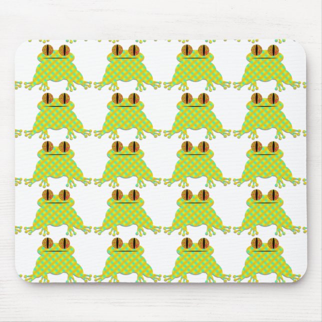 Cute Frog Mouse Pad (Front)