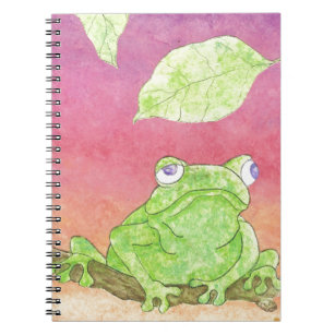 cute frog notebook