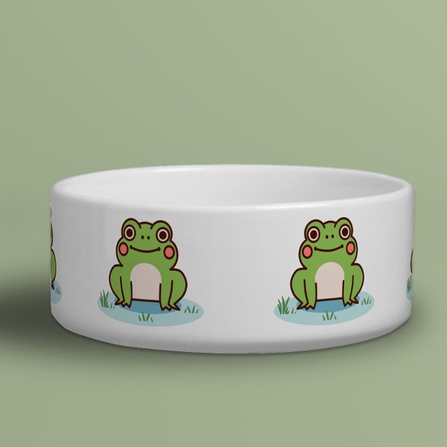 Cute Frog Pet Bowl (Cute Frog Pet Bowl)