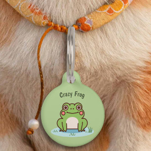 Cute Frog Pet Tag