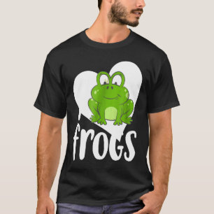 Cute Frog Pink Hear Frog T-Shirt