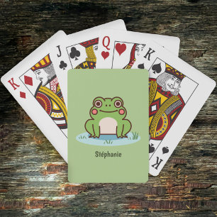 Cute Frog  Playing Cards