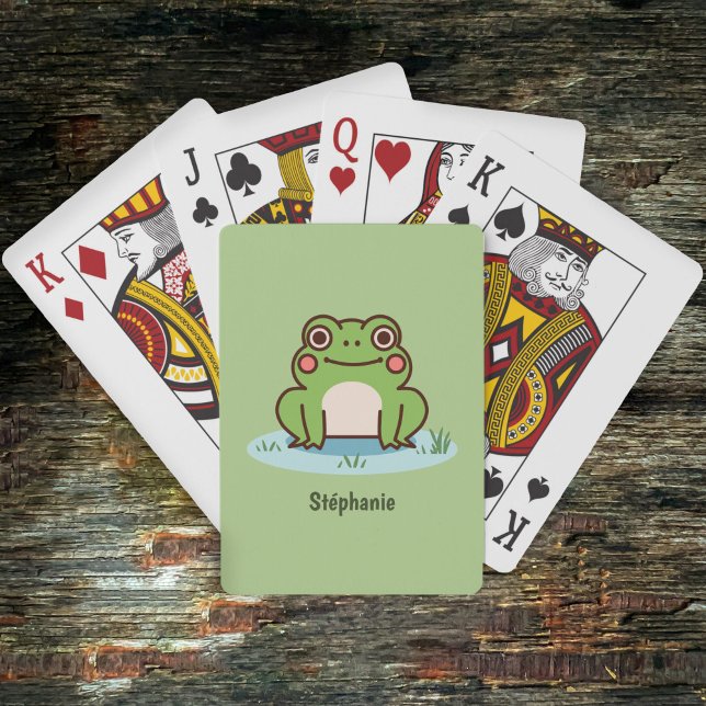 Cute Frog  Playing Cards (Cute Frog Playing Cards)