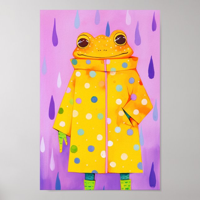 Cute Frog Poster (Front)