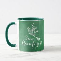 Cute Frog Save the Rainforest