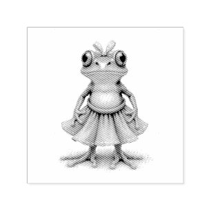 Cute frog self-inking stamp
