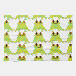 Cute Frog Tea Towel