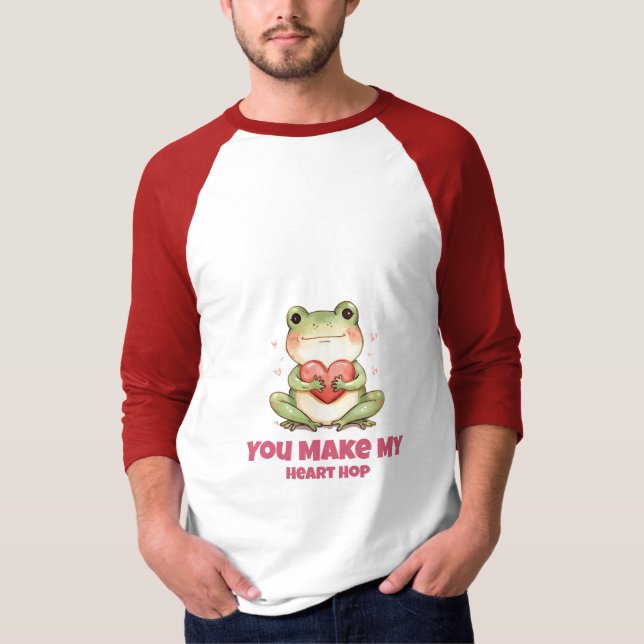 Cute Frog Valentine Tee (Front)