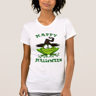 Cute Frog with Witch Hat T-Shirt